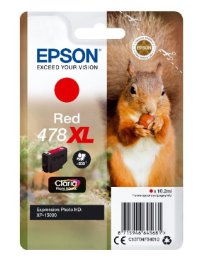 EPSON Singlepack ROJO 478XL...