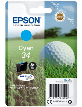 EPSON Singlepack Cyan 34...