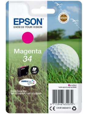 EPSON Singlepack Magenta 34...