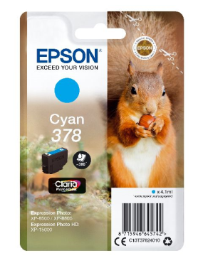 EPSON Singlepack Cyan 378...